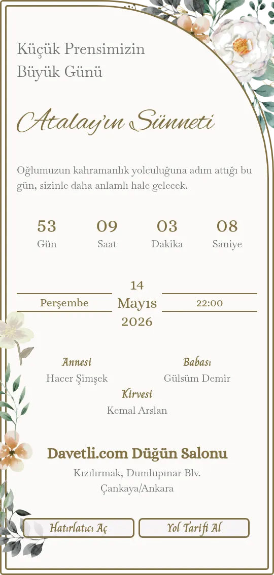 uogb Davetiye Tasarımı