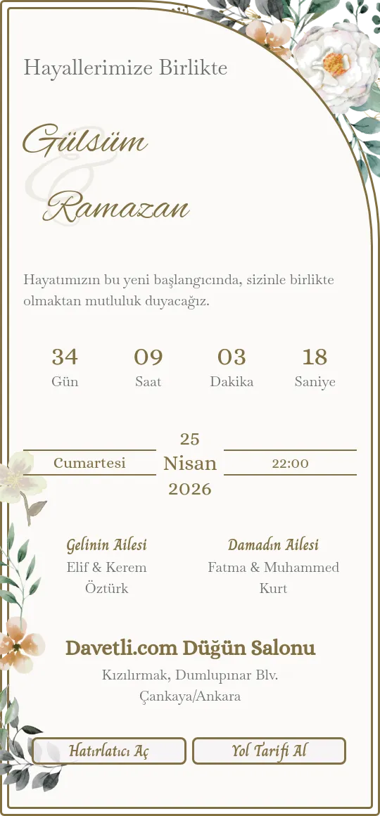 uogb Davetiye Tasarımı