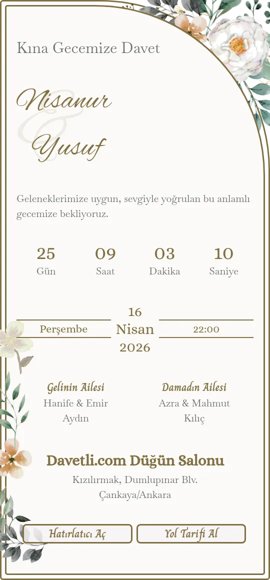 uogb Davetiye Tasarımı