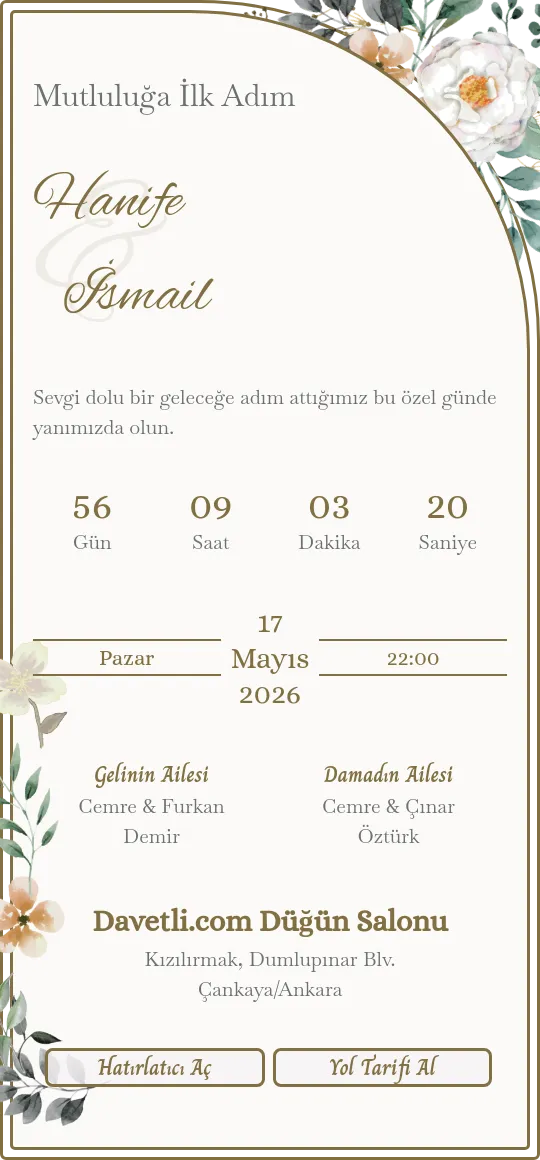 uogb Davetiye Tasarımı