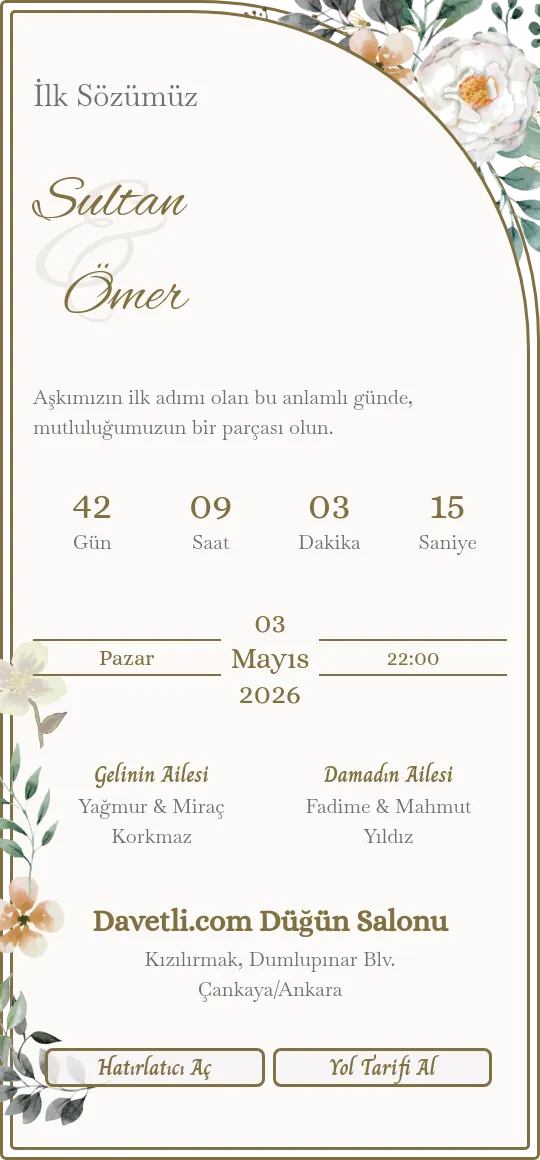 uogb Davetiye Tasarımı