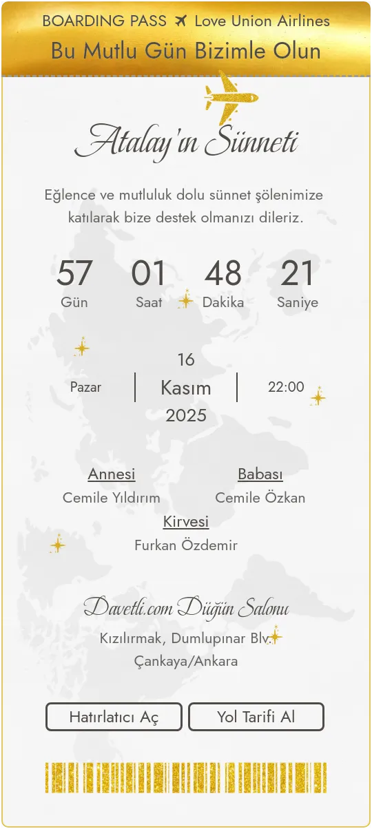 loah Davetiye Tasarımı