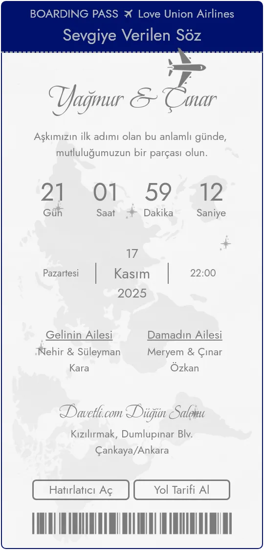 ahuz Davetiye Tasarımı