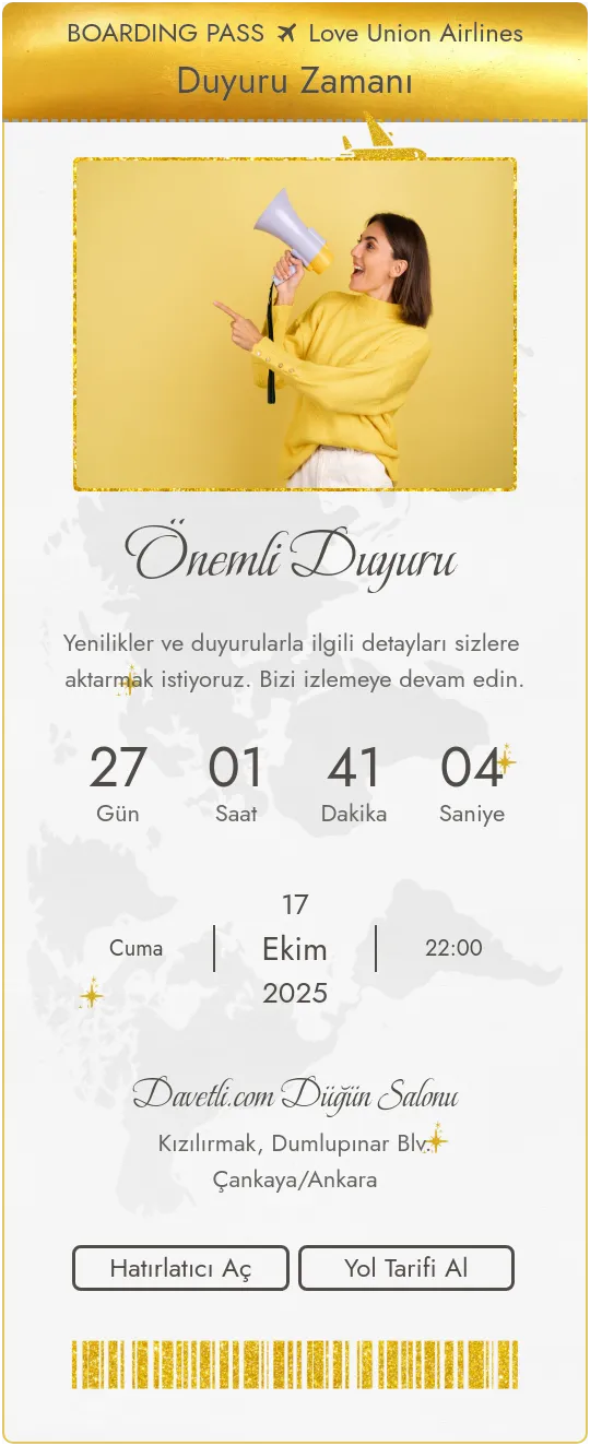 ouuj Davetiye Tasarımı