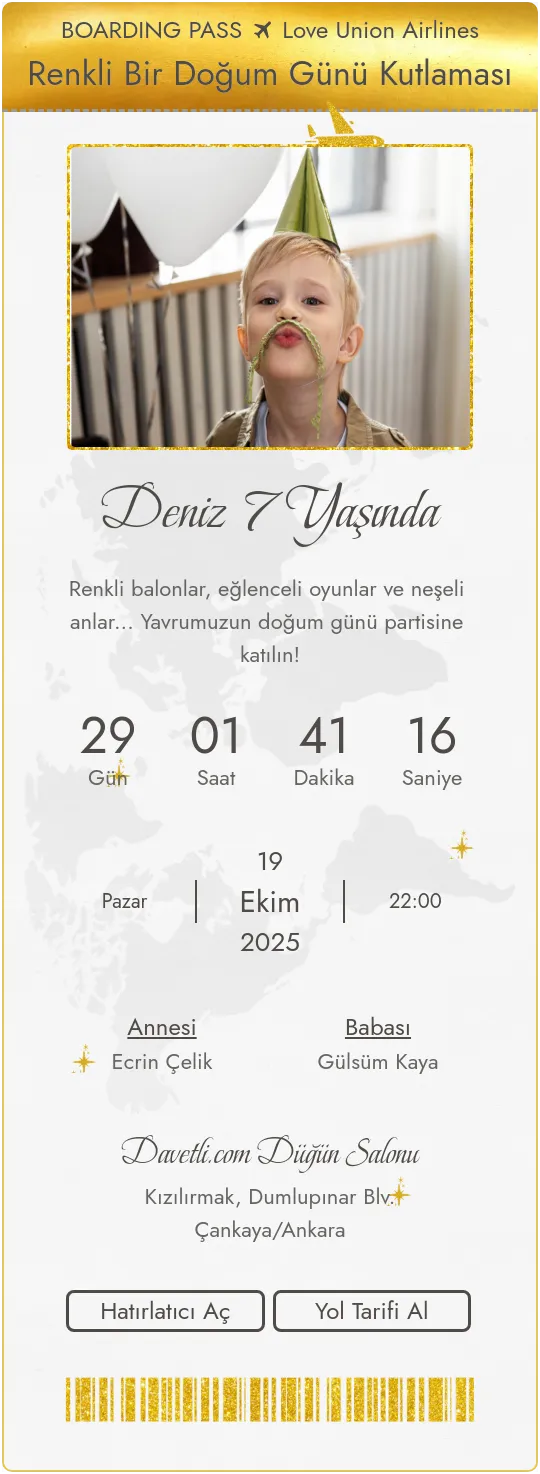 ouuj Davetiye Tasarımı