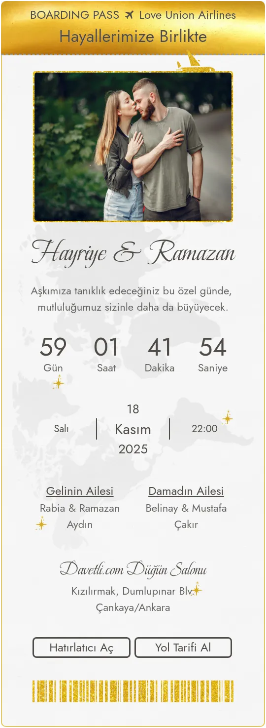 ouuj Davetiye Tasarımı