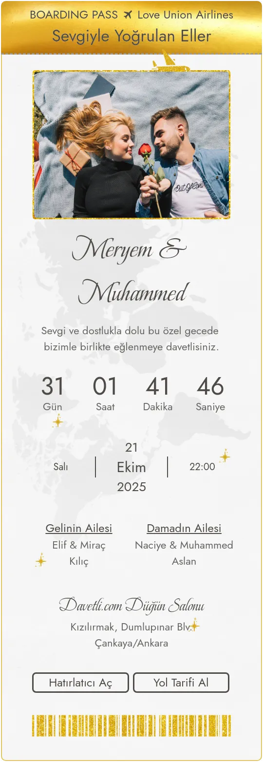 ouuj Davetiye Tasarımı