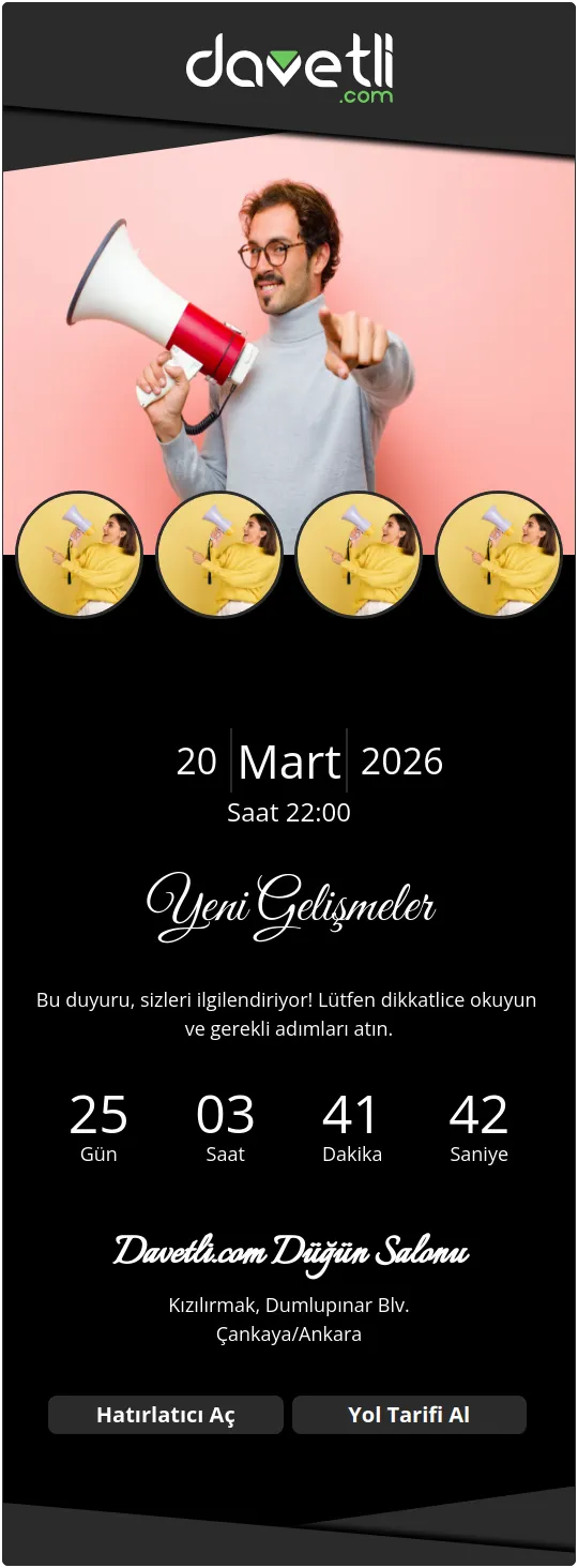 ohyf Davetiye Tasarımı