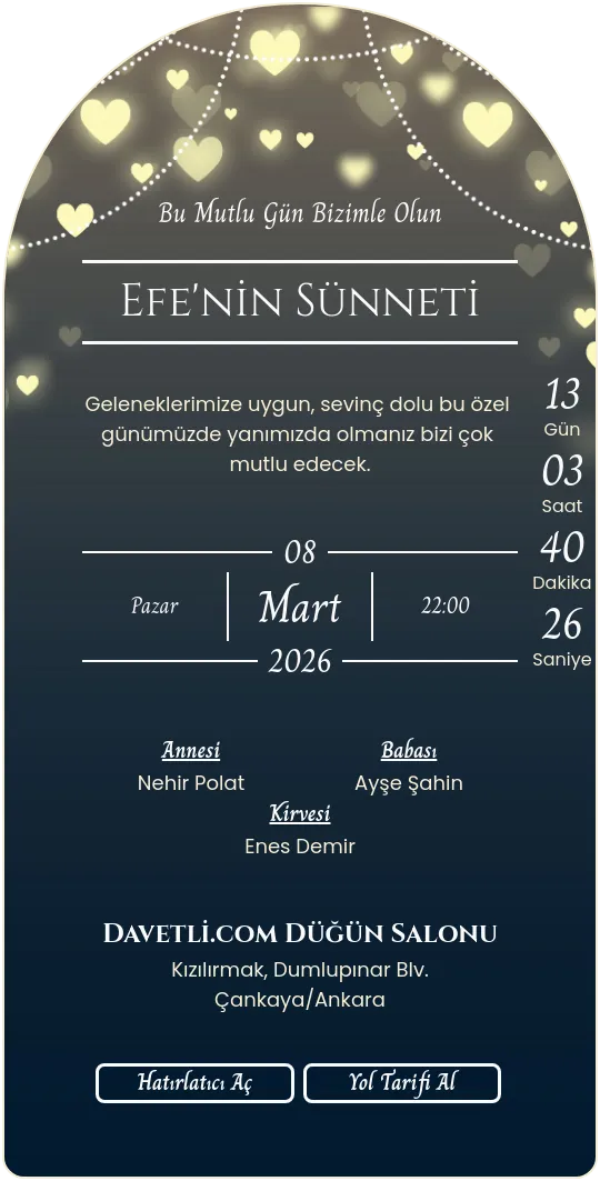 fctu Davetiye Tasarımı