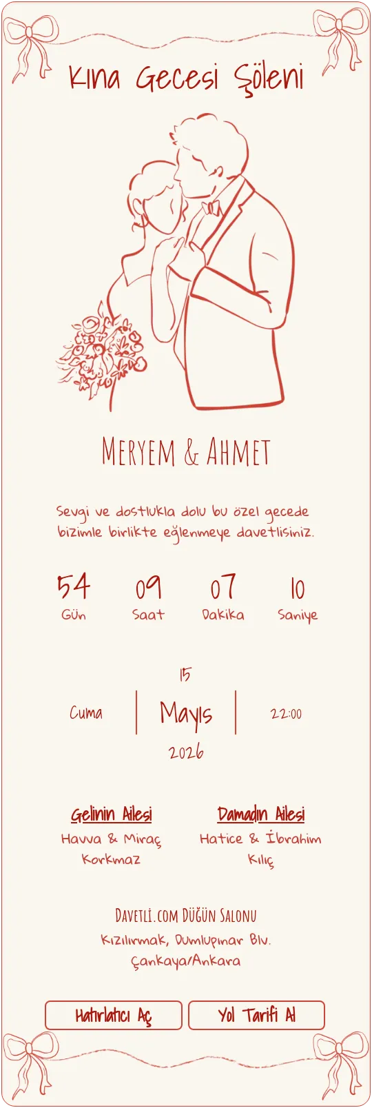 aydy Davetiye Tasarımı