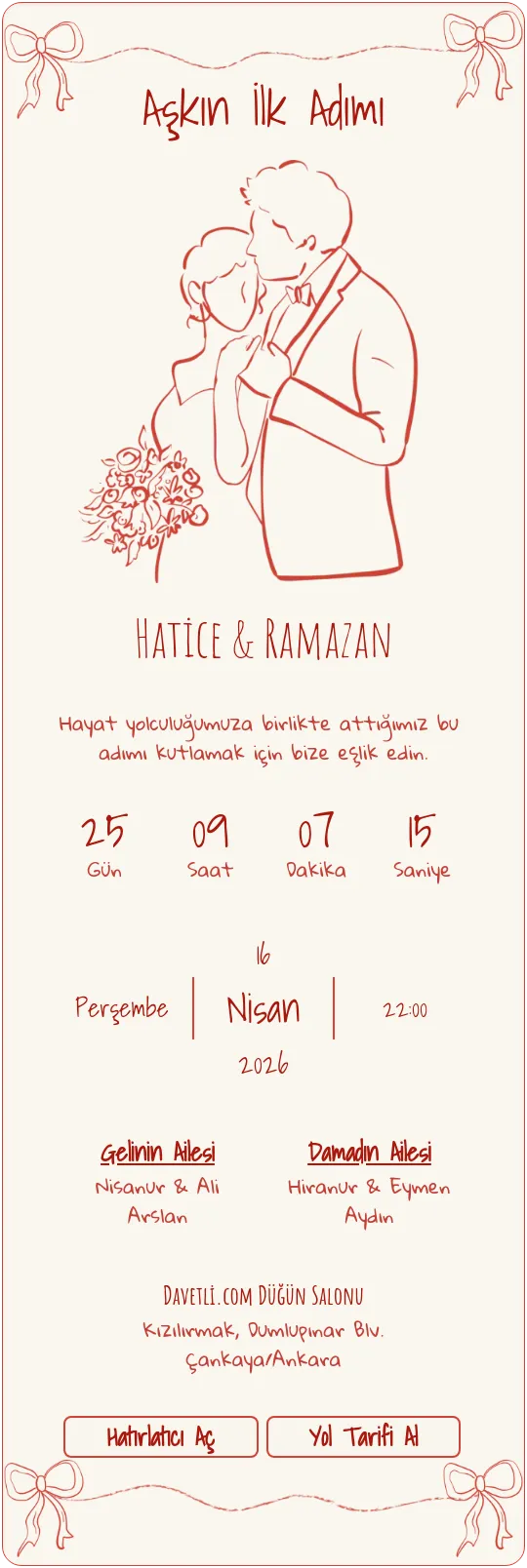 aydy Davetiye Tasarımı