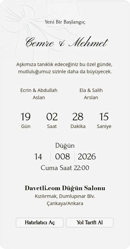 uapf Davetiye Tasarımı