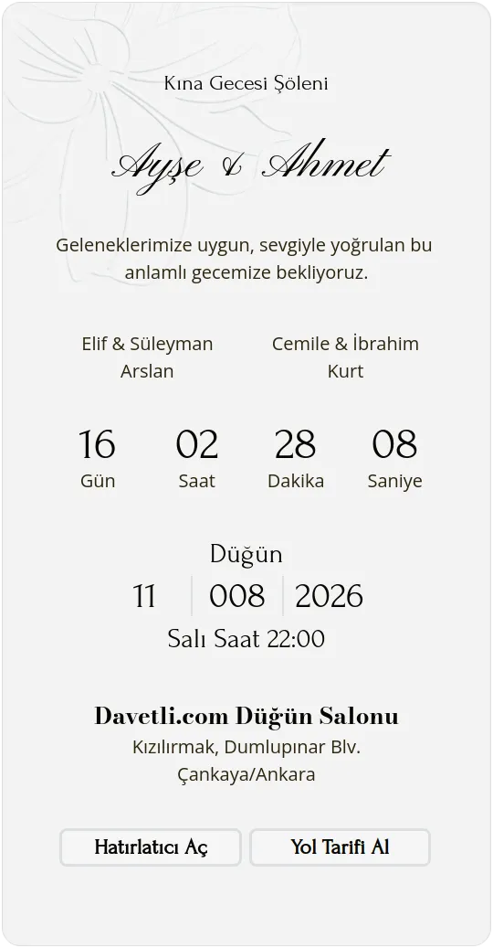 uapf Davetiye Tasarımı