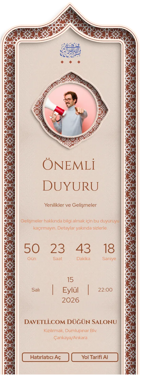 apde Davetiye Tasarımı