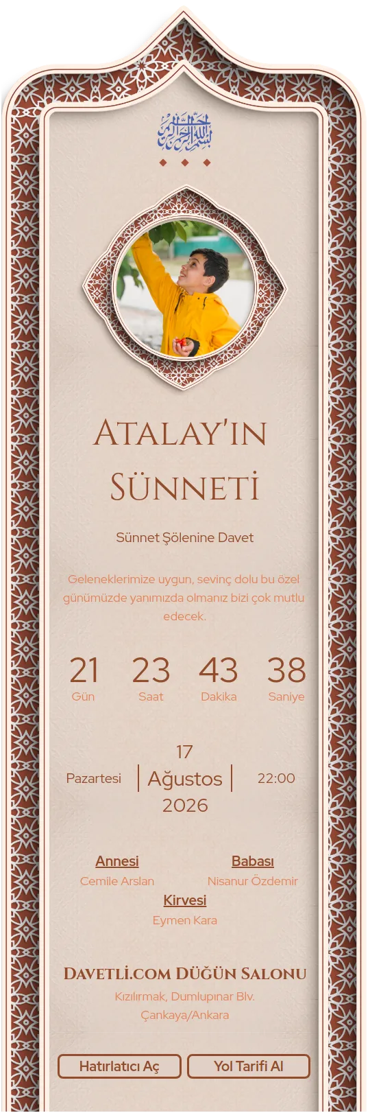 apde Davetiye Tasarımı