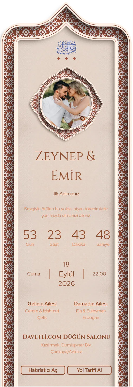 apde Davetiye Tasarımı