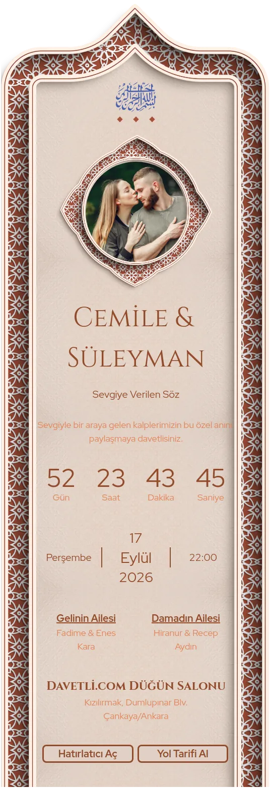 apde Davetiye Tasarımı