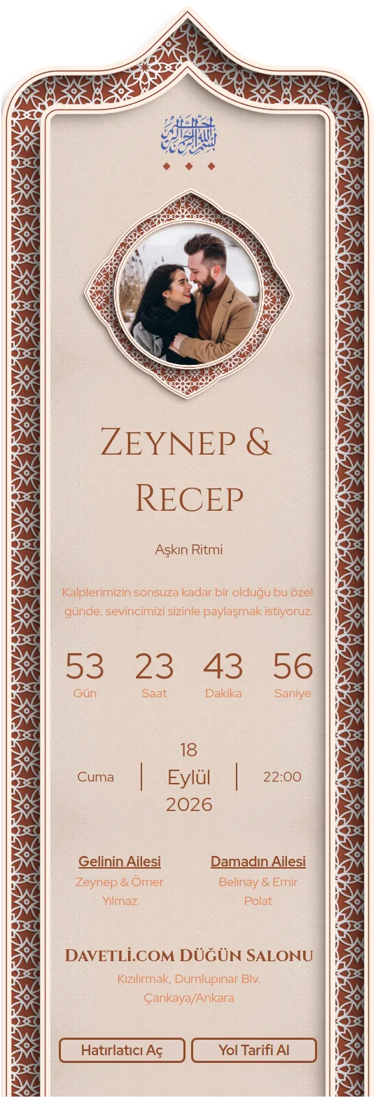 apde Davetiye Tasarımı