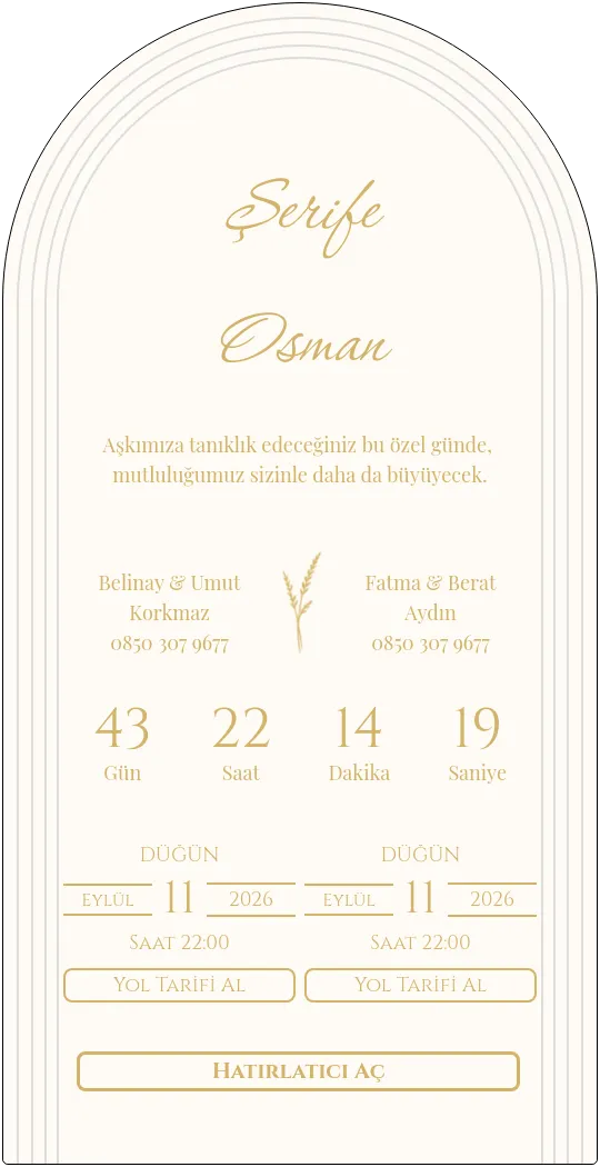 ynyy Davetiye Tasarımı
