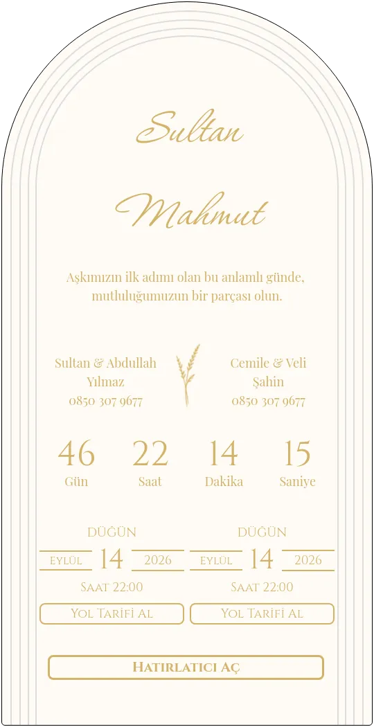 ynyy Davetiye Tasarımı