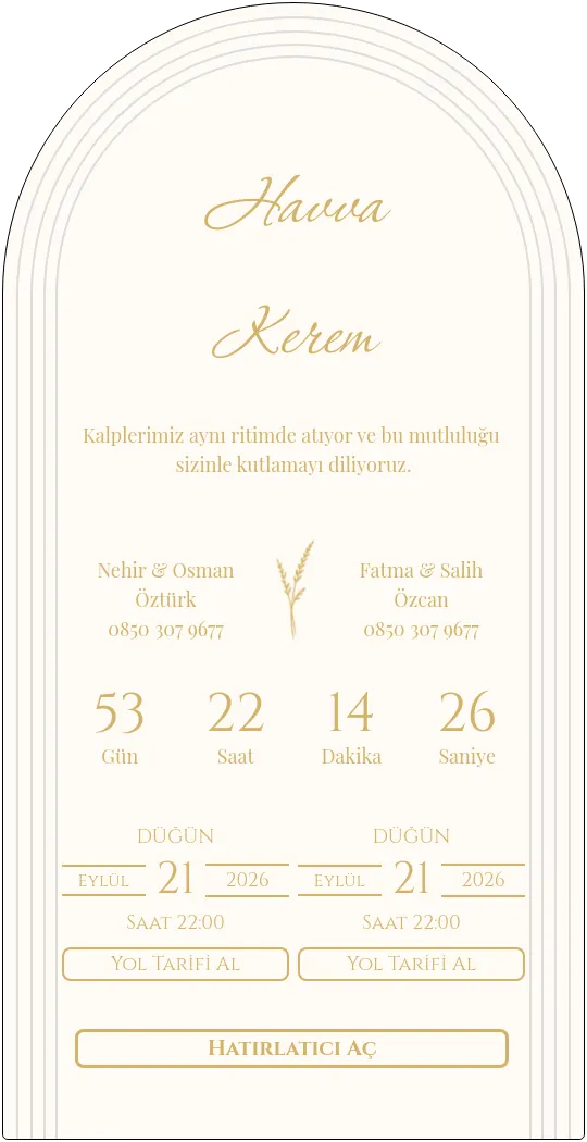 ynyy Davetiye Tasarımı